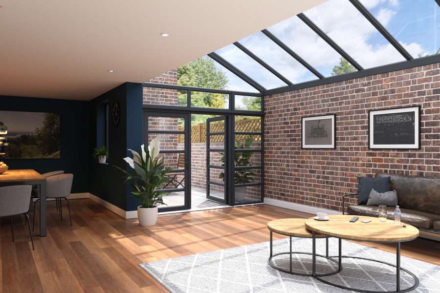 Liniar Lean-To conservatory style