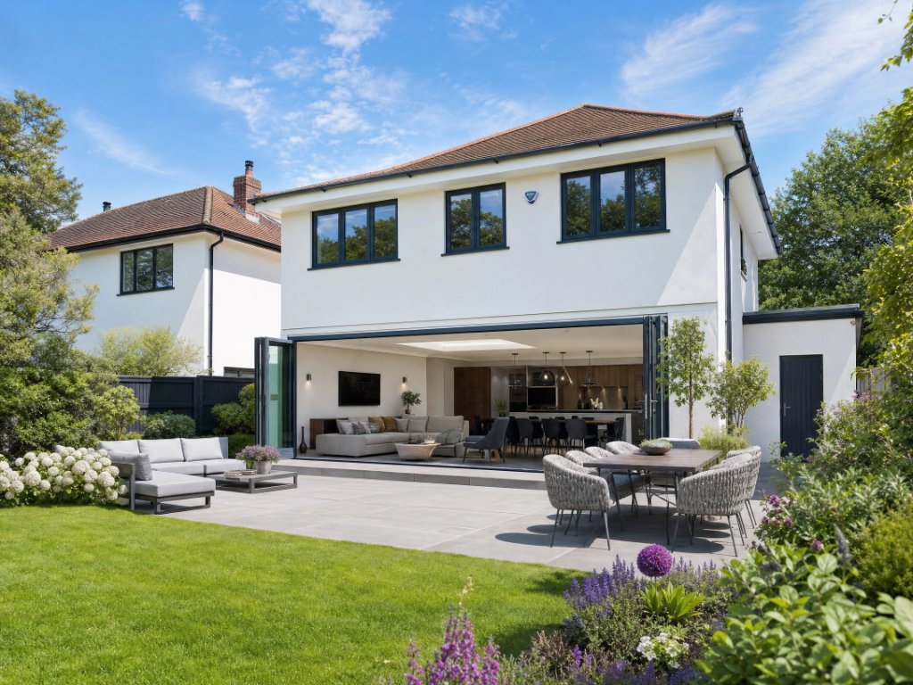 Double glazed aluminium windows fitted by LP Windows